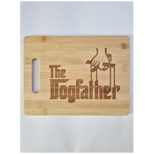"The Dogfather" Bamboo Chopping Board