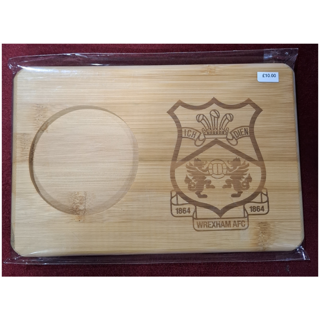 Official Wrexham AFC Bamboo Mug Board