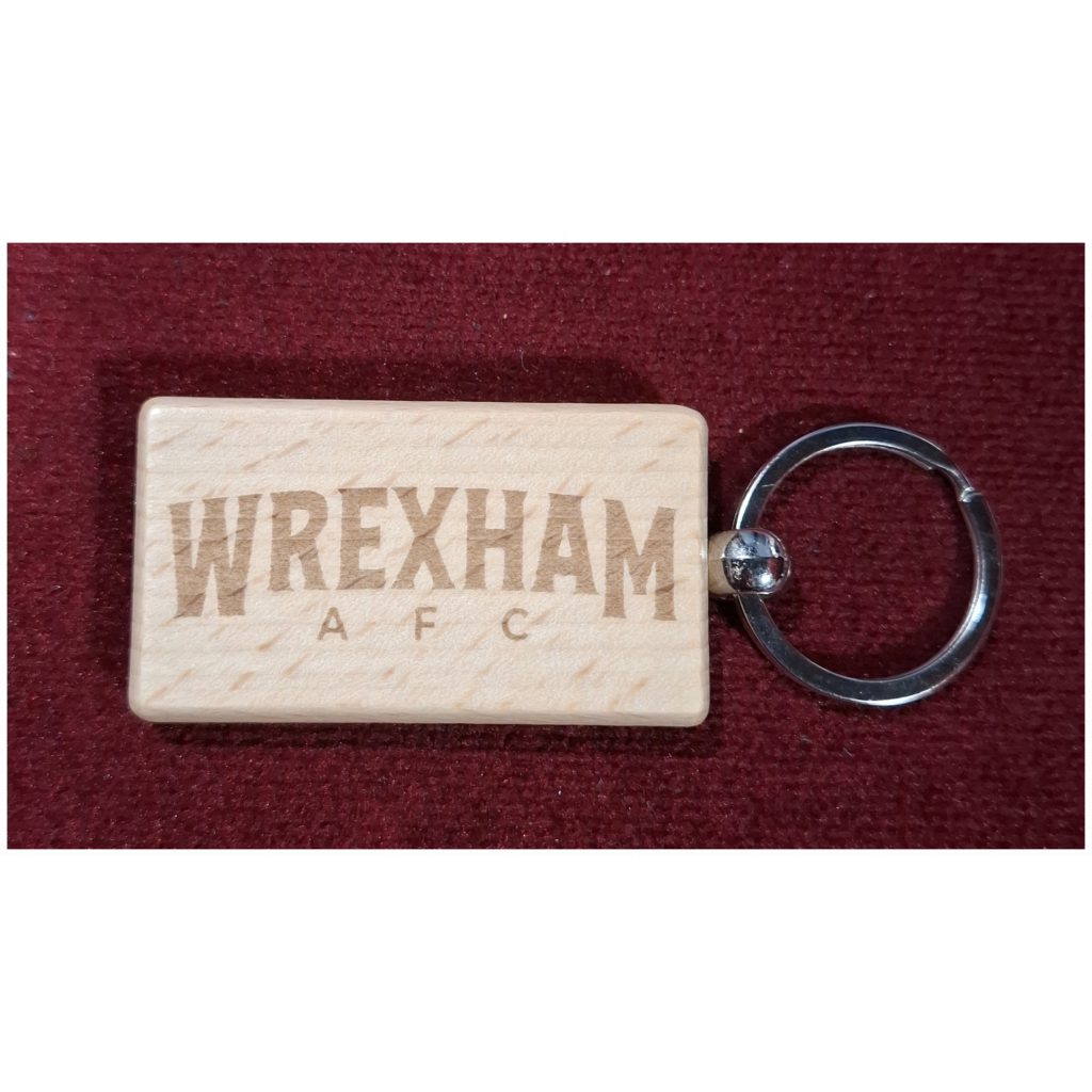 Official Wrexham AFC Bamboo Keyring