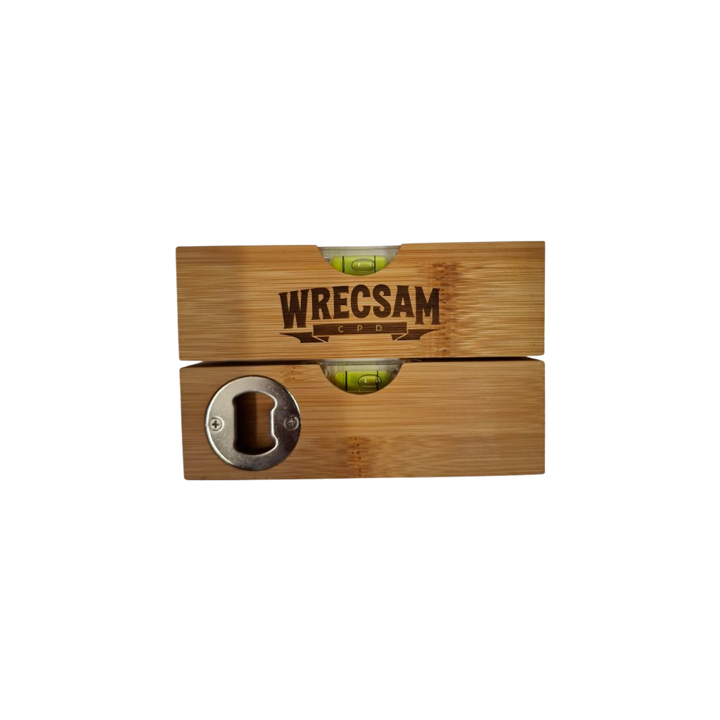 Official Wrexham AFC Spirt Level - Wrecsam C P D
