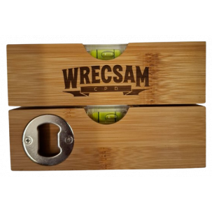 Official Wrexham AFC Spirt Level - Wrecsam C P D