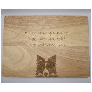 "Every Meal You Make" Wooden Chopping Board
